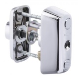 CY 066 N  brushed nickel/ цилиндр ключ+поворотная кнопка (профильные двери) от производителя Аблой