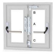 ABLOY PE 920 (LE945+LE931+LE935)  / доп.устройство для экстренного и запасного выходов от производителя Аблой