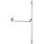 ABLOY PBE 007 L  satin chrome/ нажимная штанга на пассивное полотно от производителя Аблой