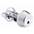 CY 013 C  satin chrome/ цилиндр ключ+поворотная кнопка (закаленная сталь) от производителя Аблой