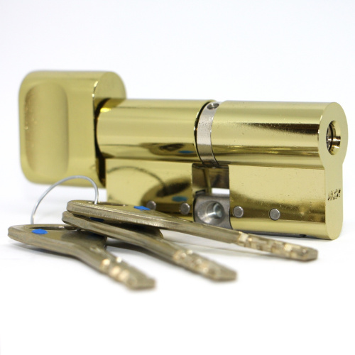 CY 323 N  satin brass/ цилиндр ключ+поворотная кнопка от компании Аблой за 25 090 руб.