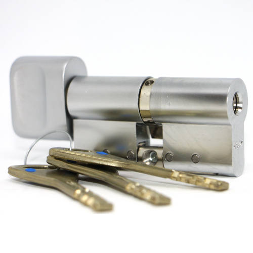 CY 323 N  satin chrome/ цилиндр ключ+поворотная кнопка от компании Аблой за 25 090 руб.