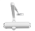 Assa Abloy DC 120---9016 с рычажной тягой  white/ доводчик для внутренних дверей с макс весом 80 кг от производителя Аблой
